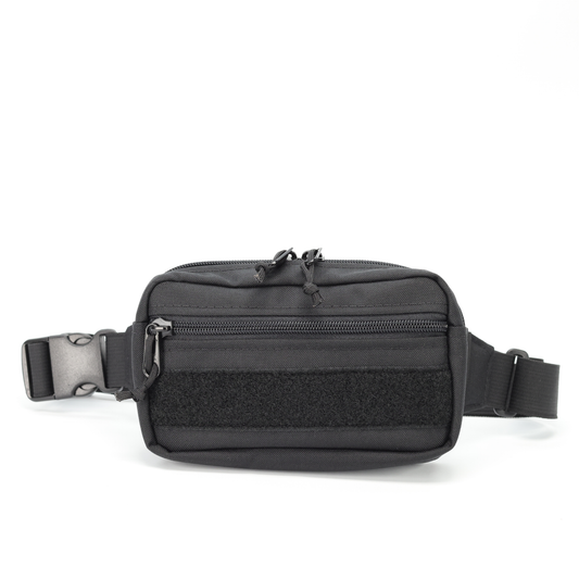 Waist Pack (Black/Black with Loop)