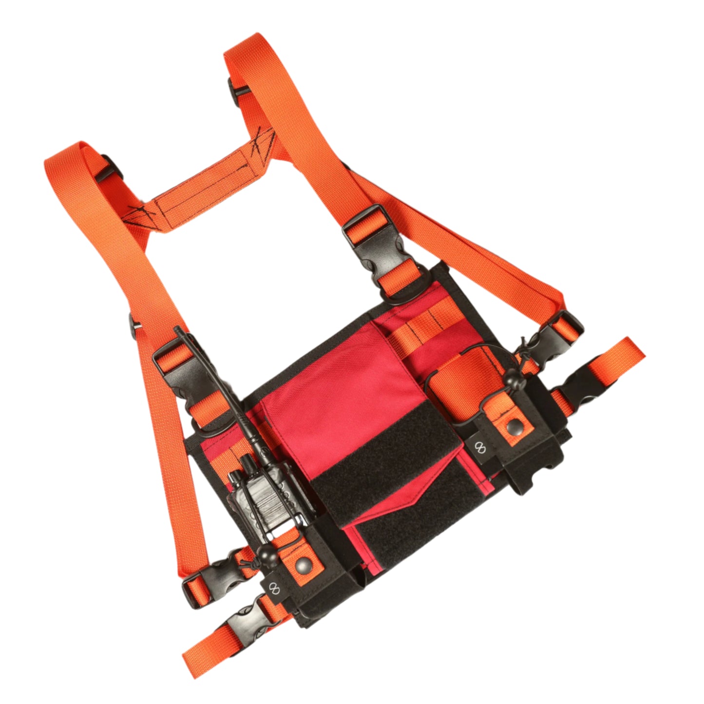 Chest Rig Type 3 (Black/Red/Orange)