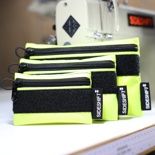 Organiser Pouches (3-Pack in Fluro Yellow)