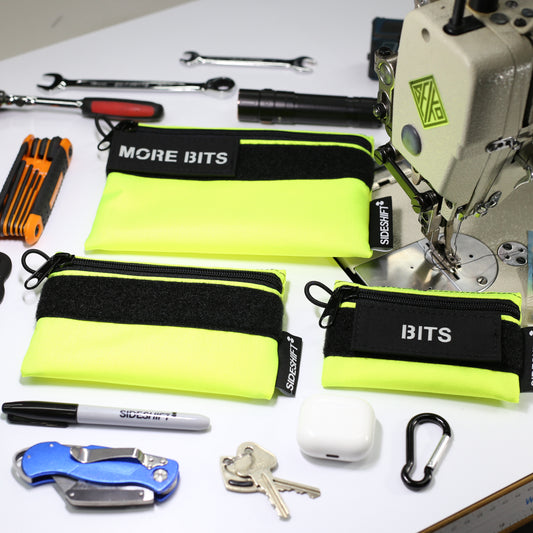 Organiser Pouches (3-Pack in Fluro Yellow)