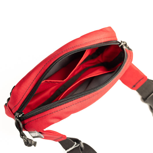 Waist Pack (Black/Red)