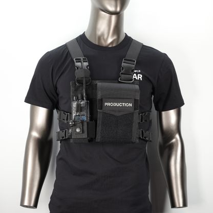 Chest Rig Type 2 (Black/Royal Blue)