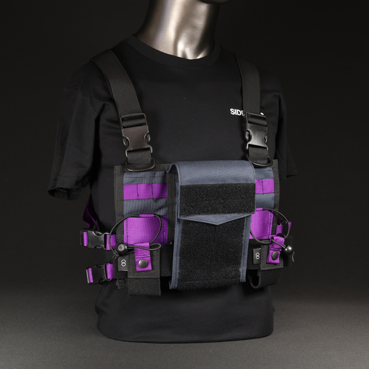 Chest Rig Type 3 (Black/Navy/Purple)