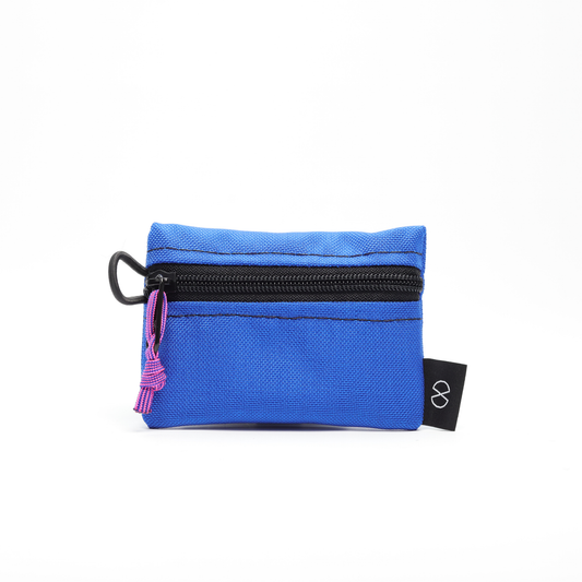 Tiny Pocket Pouch (#030) Royal Blue/Flo Orange