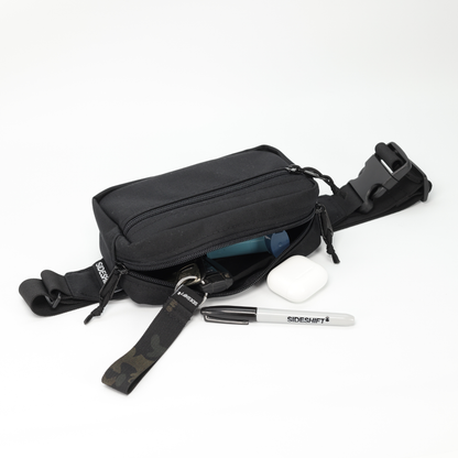 Waist Pack (Black/Black with Loop)