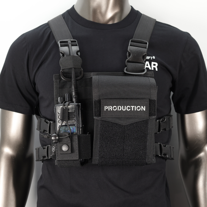 Chest Rig Type 2 (Black/Royal Blue)