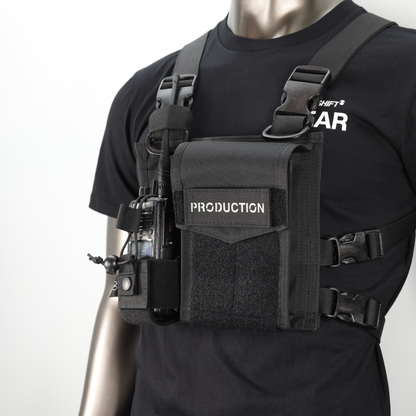 Chest Rig Type 2 (Black/Royal Blue)