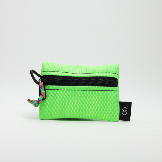 Tiny Pocket Pouch (#034) Flo Green/Flo Orange
