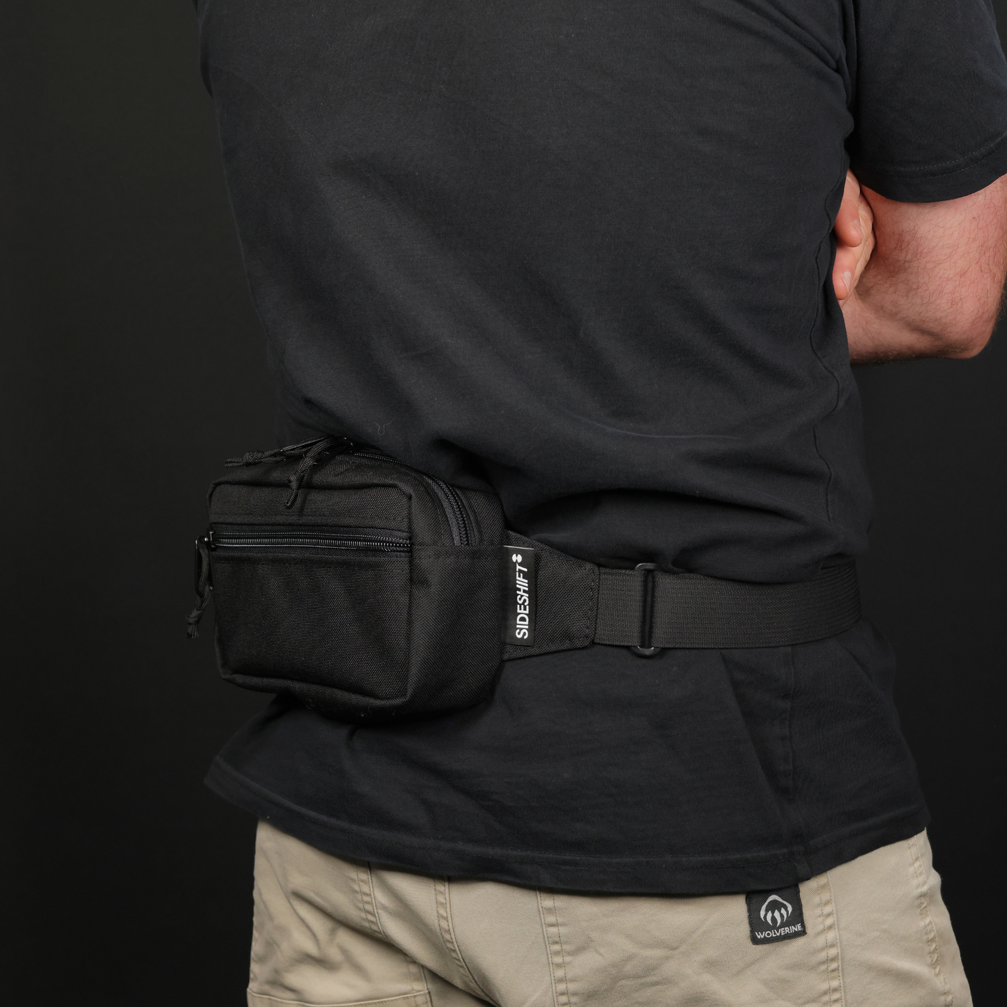 Waist Pack (Black/Black with Loop)