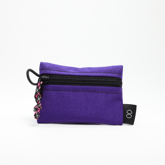 Tiny Pocket Pouch (#004) Purple/Flo Orange