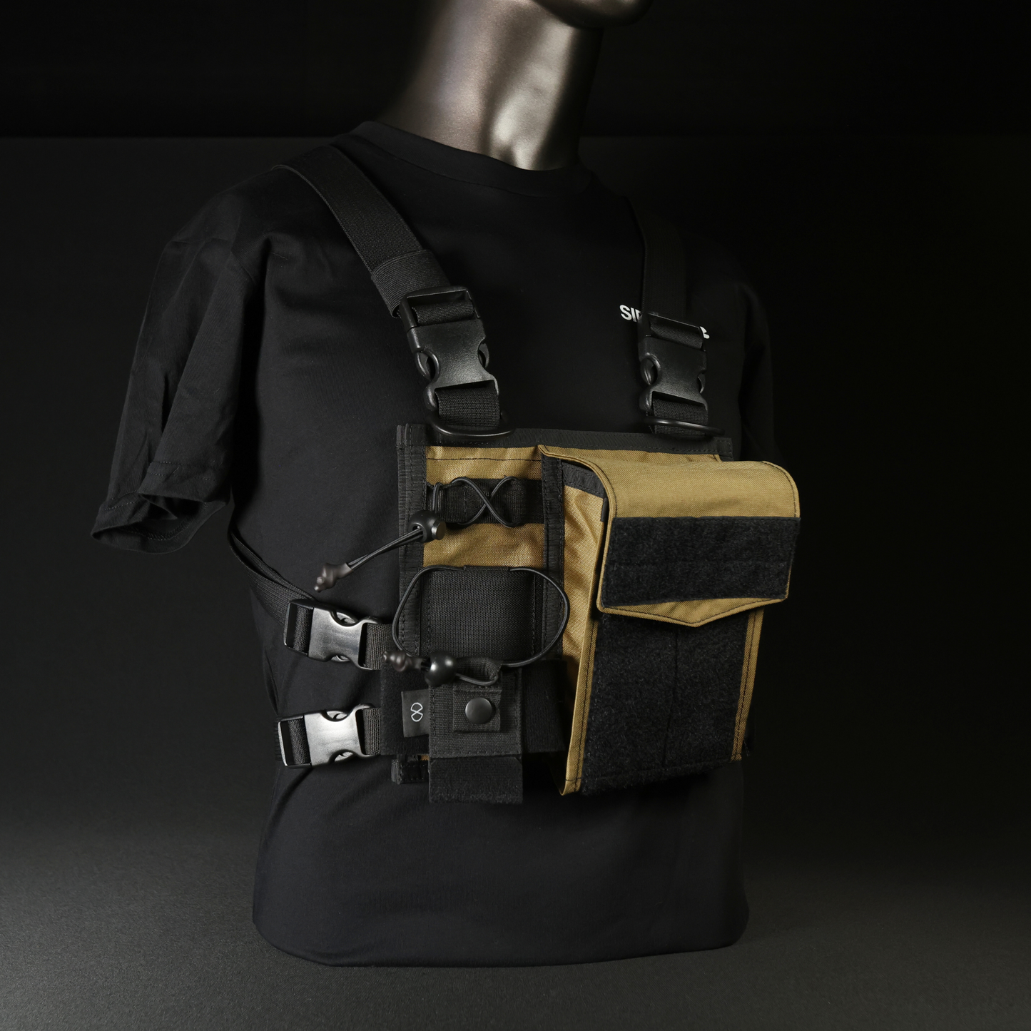 Chest Rig Type 2 (Black/Khaki)
