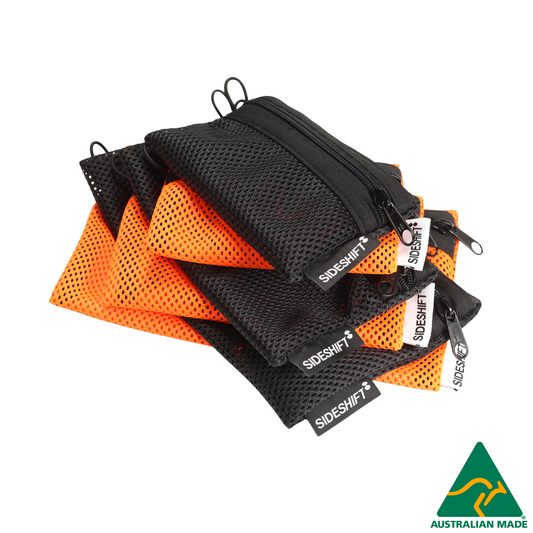Mesh Zip-Up Pouches