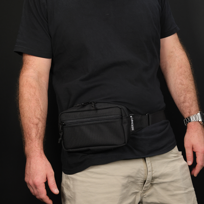 Waist Pack (Black/Black with Loop)