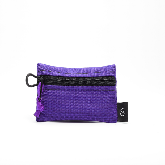 Tiny Pocket Pouch (#038) Purple/Black
