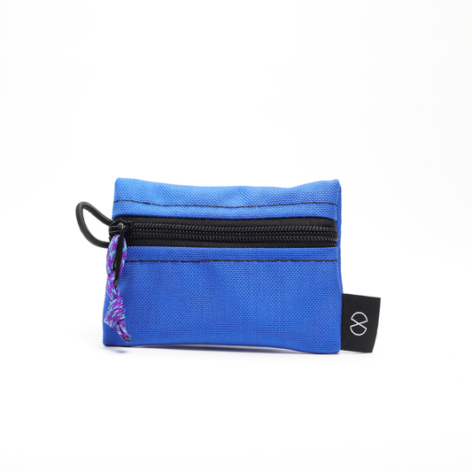 Tiny Pocket Pouch (#039) Royal Blue/Black