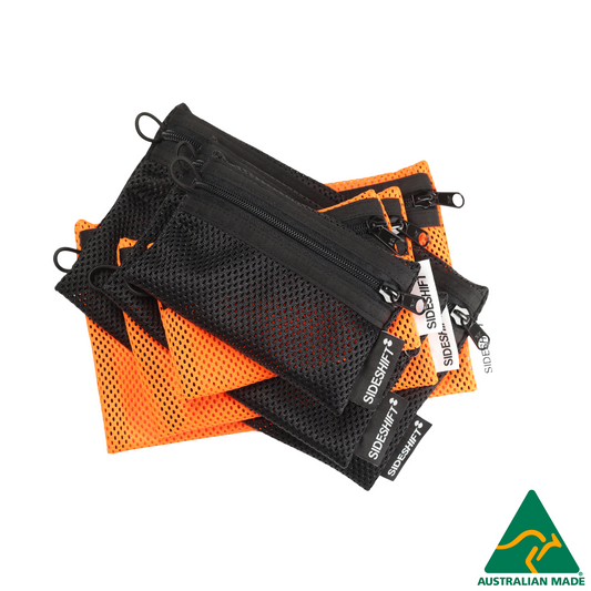 Mesh Zip-Up Pouches