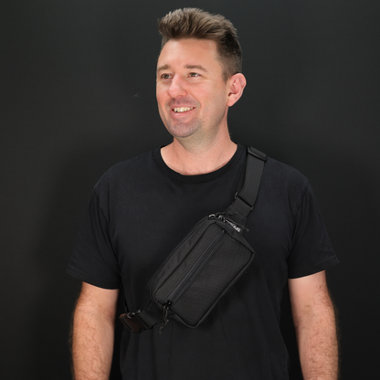 Waist Pack (Black/Black with Loop)
