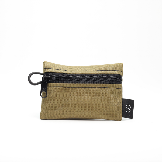 Tiny Pocket Pouch (#041) Khaki/Black