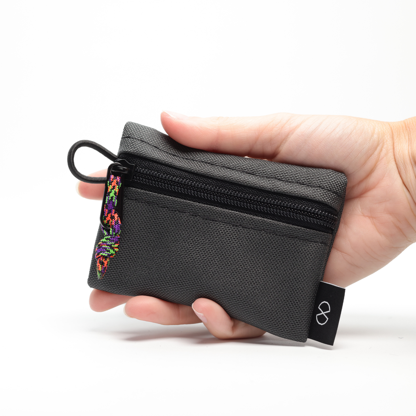 Tiny Pocket Pouch (#042) Dark Grey/Black
