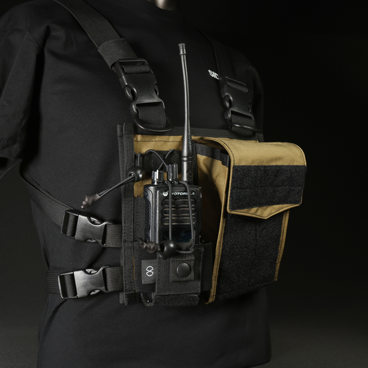 Chest Rig Type 2 (Black/Khaki)