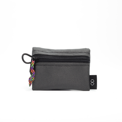 Tiny Pocket Pouch (#042) Dark Grey/Black