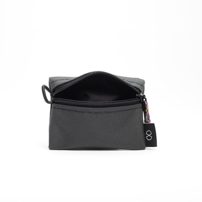 Tiny Pocket Pouch (#042) Dark Grey/Black