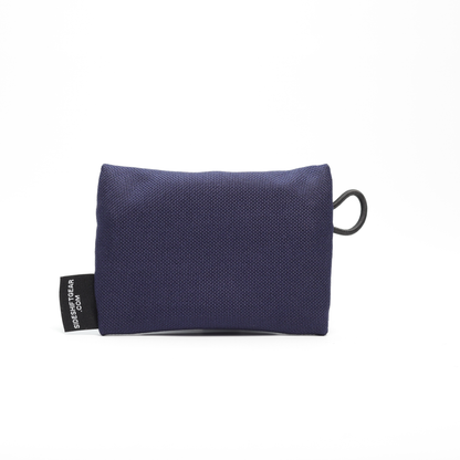 Tiny Pocket Pouch (#044) Navy/Flo Orange