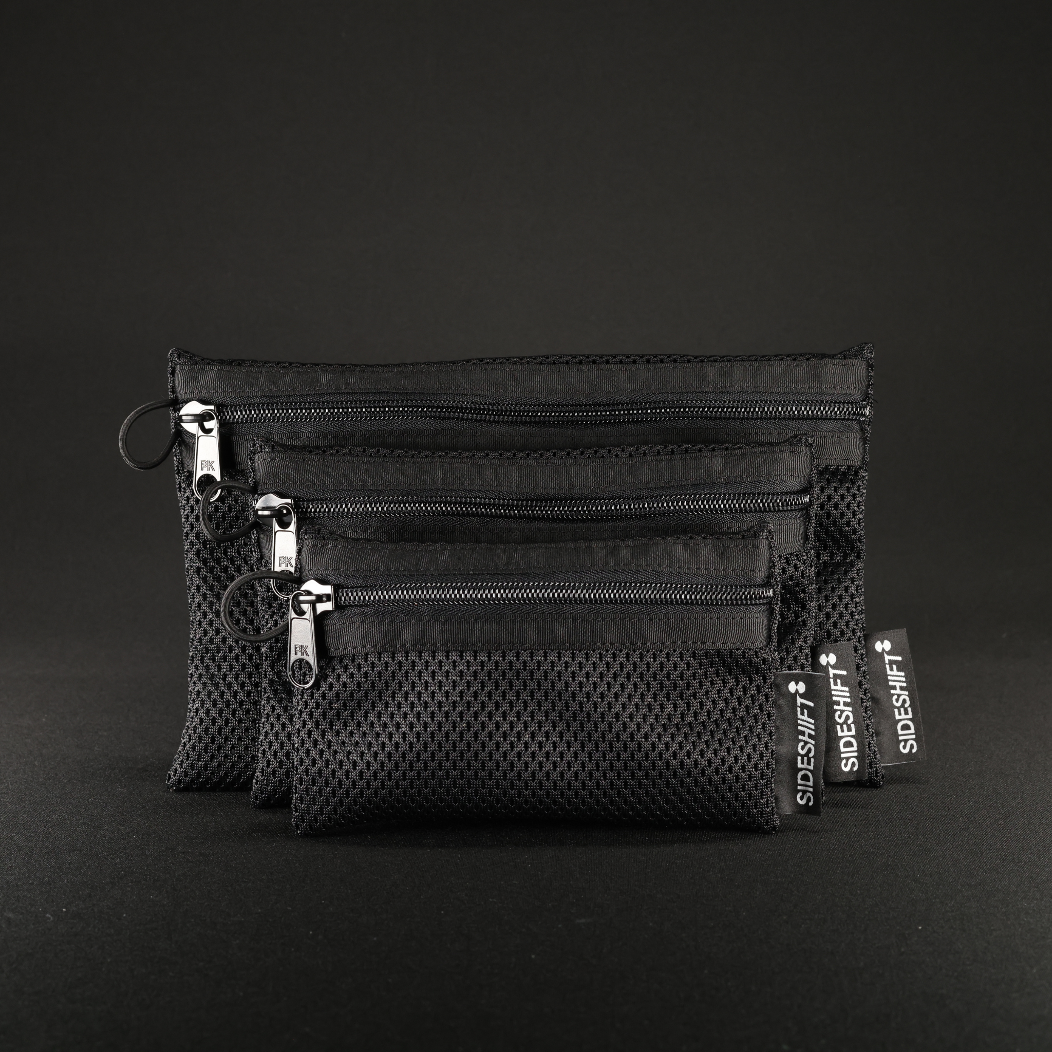 Mesh Zip-Up Pouches