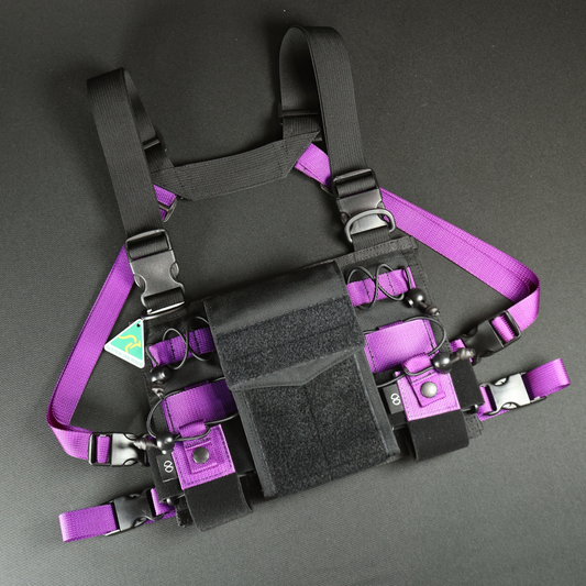 Chest Rig Type 3 (Black/Purple)