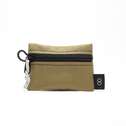 Tiny Pocket Pouch (#001) Khaki/Black