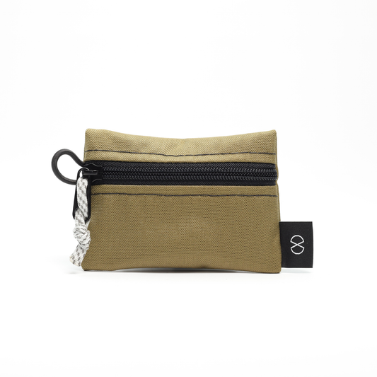Tiny Pocket Pouch (#001) Khaki/Black