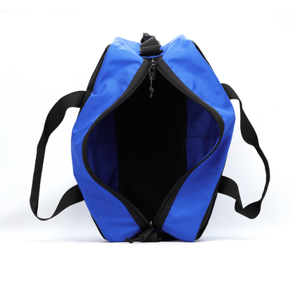 20L Essentials Duffel #002 (Black on Royal Blue)