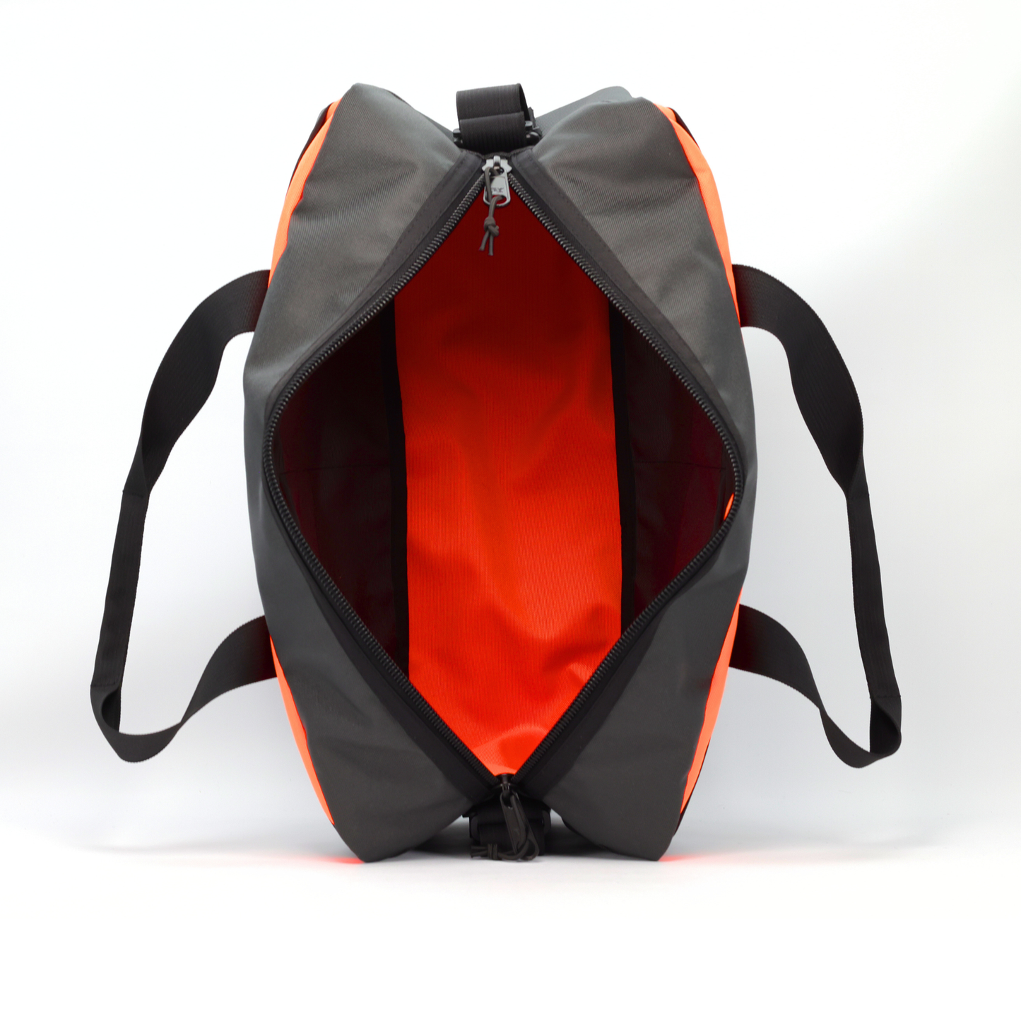 20L Essentials Duffel #004 (Flo Orange on Dark Grey)
