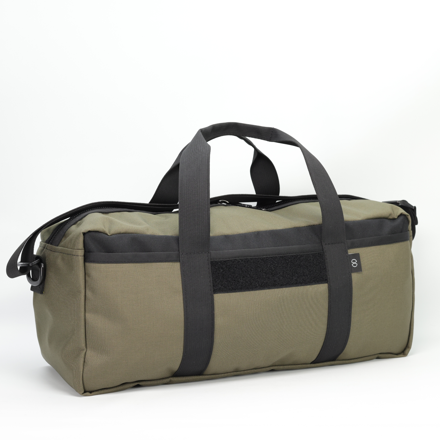 20L Essentials Duffel #004 (Black on Ranger Green)