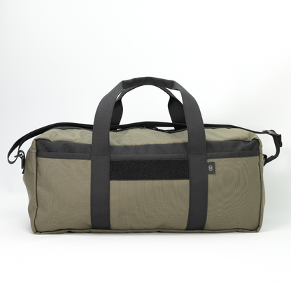 20L Essentials Duffel #004 (Black on Ranger Green)