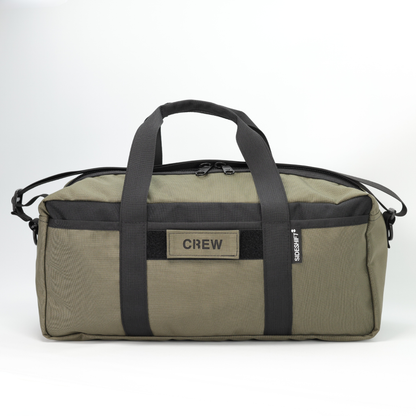 20L Essentials Duffel #004 (Black on Ranger Green)