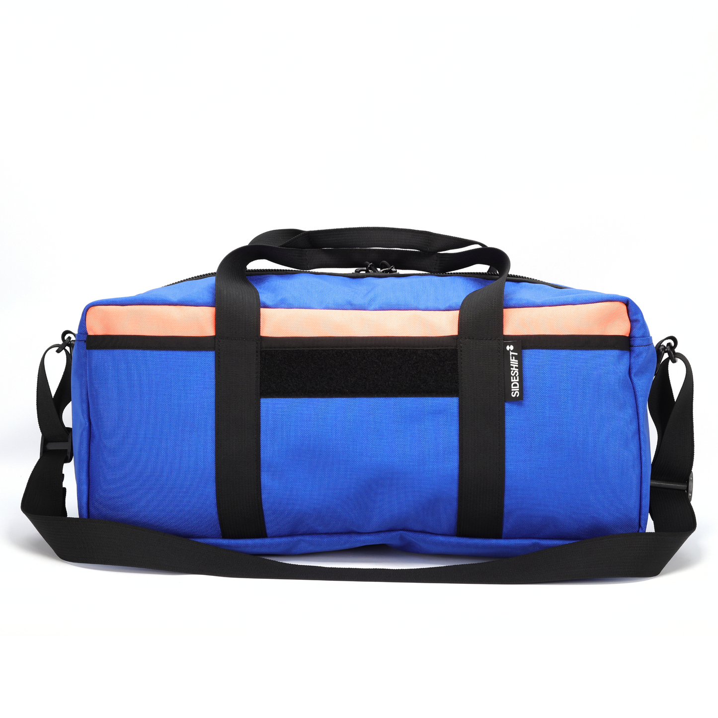 20L Essentials Duffel #005 (Flo Orange on Royal Blue)