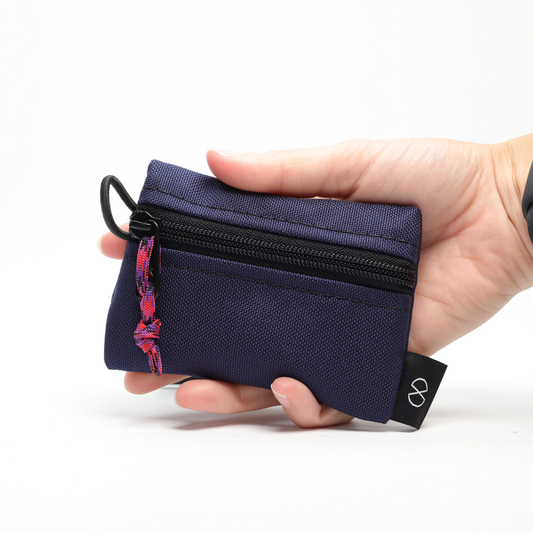 Tiny Pocket Pouch (#056) Navy/Dark Grey