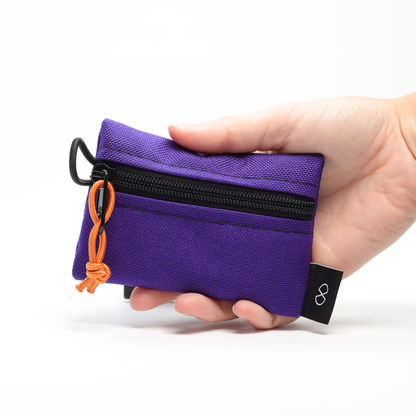 Tiny Pocket Pouch (#059) Purple/Flo Orange