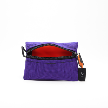 Tiny Pocket Pouch (#059) Purple/Flo Orange