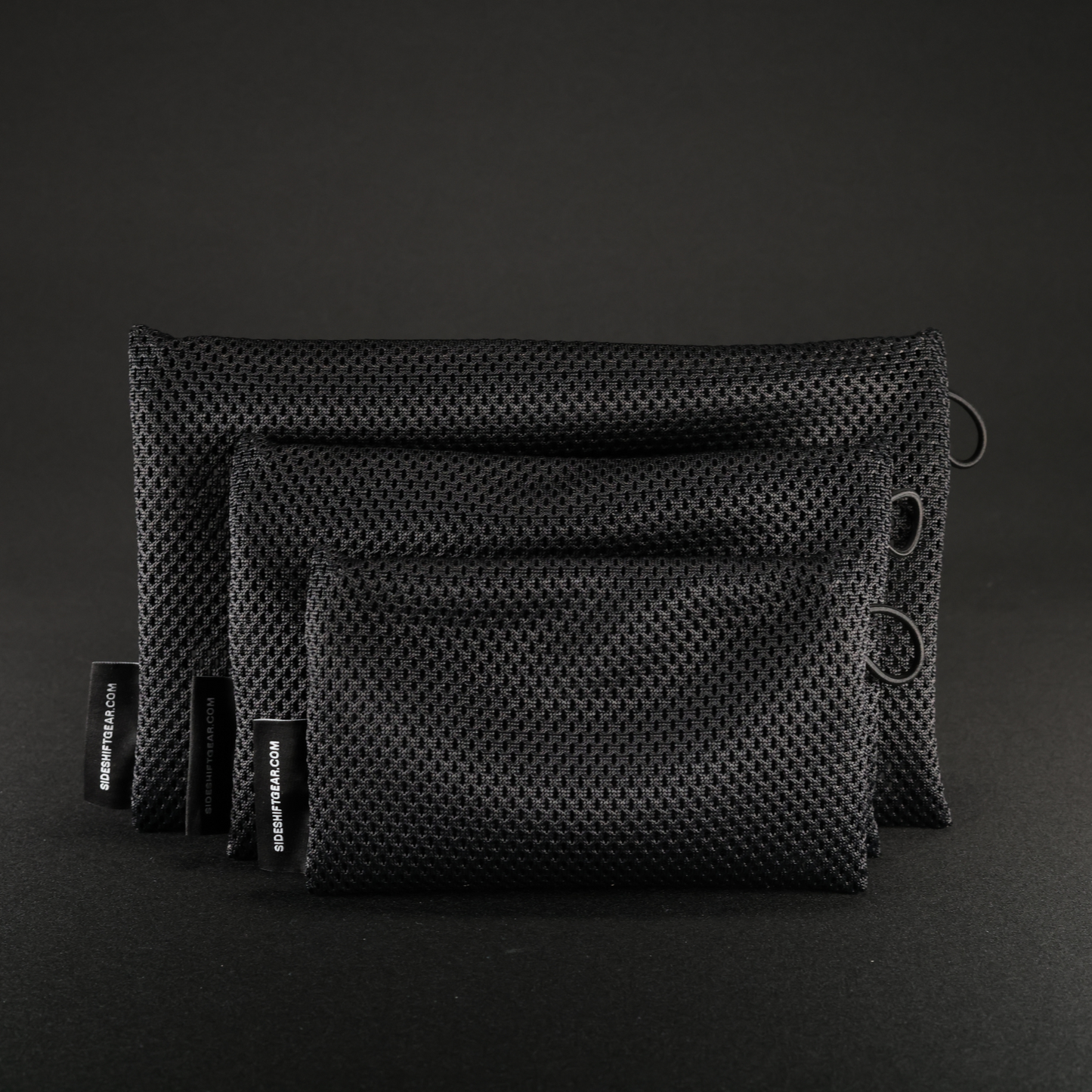 Mesh Zip-Up Pouches