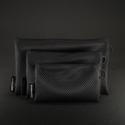 Mesh Zip-Up Pouches