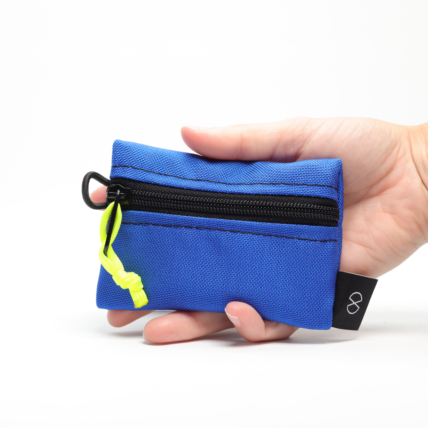 Tiny Pocket Pouch (#061) Royal Blue/Flo Yellow