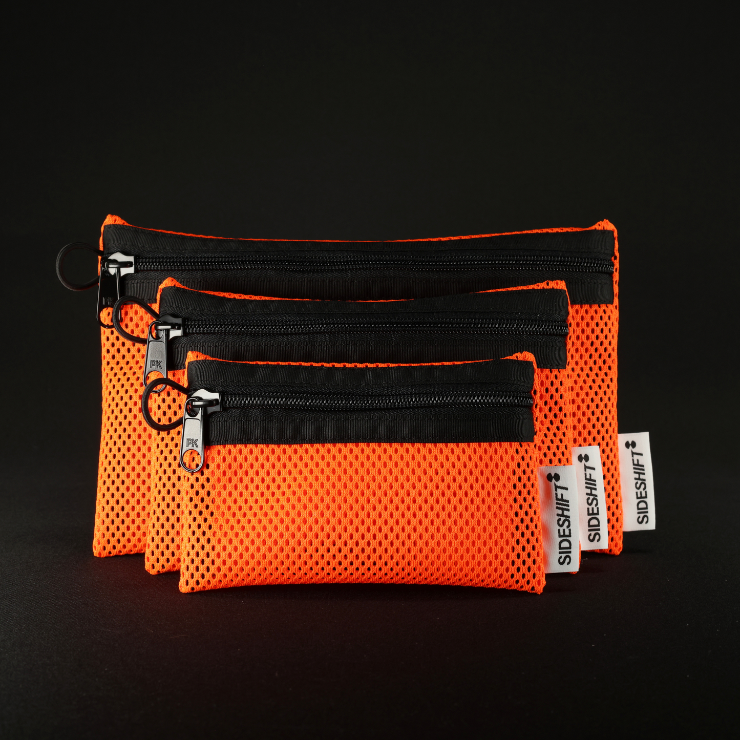 Mesh Zip-Up Pouches