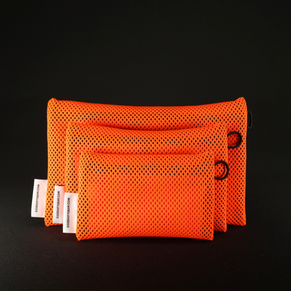 Mesh Zip-Up Pouches