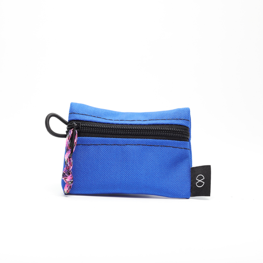 Tiny Pocket Pouch (#067) Royal Blue/Black