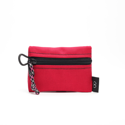 Tiny Pocket Pouch (#008) Red/Flo Orange