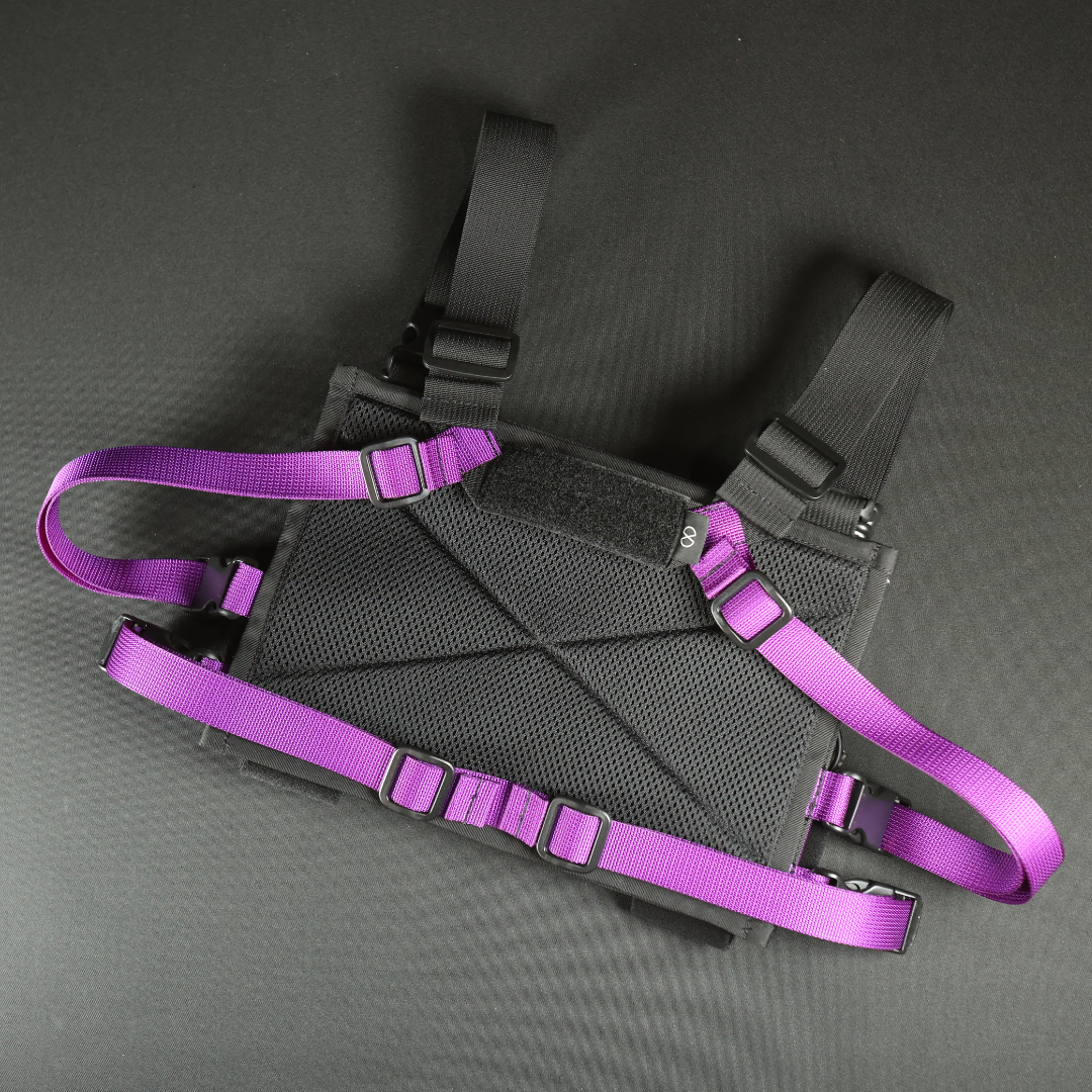 Chest Rig Type 3 (Black/Purple)