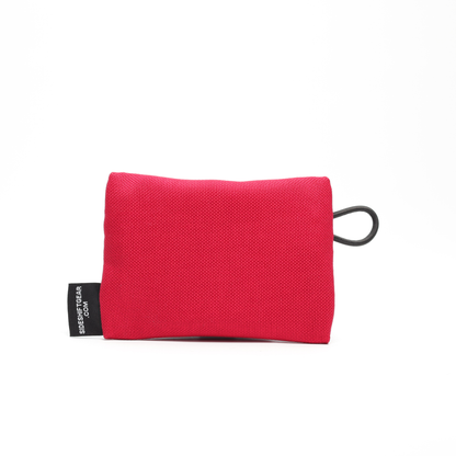 Tiny Pocket Pouch (#008) Red/Flo Orange