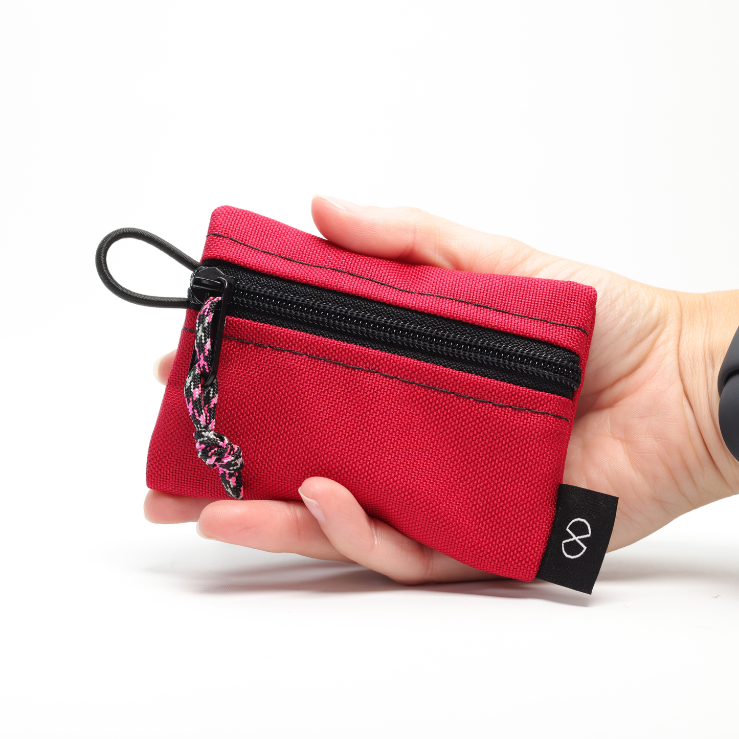 Tiny Pocket Pouch (#008) Red/Flo Orange